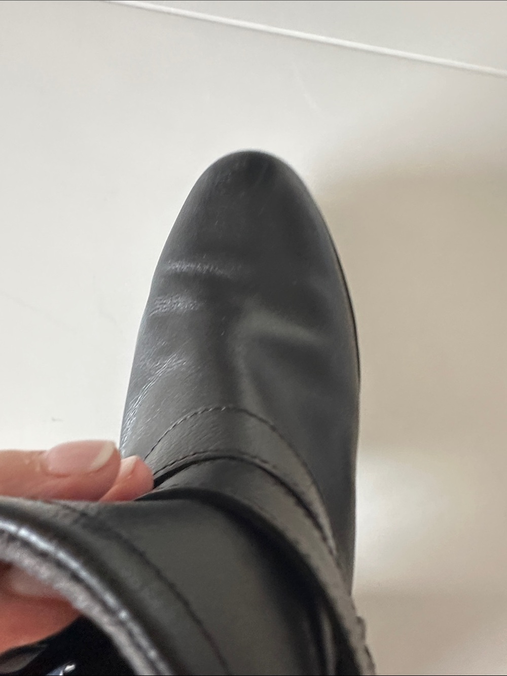 Clark’s Black Leather Ankle Boots with Buckle Straps - Picture 7 of 8
